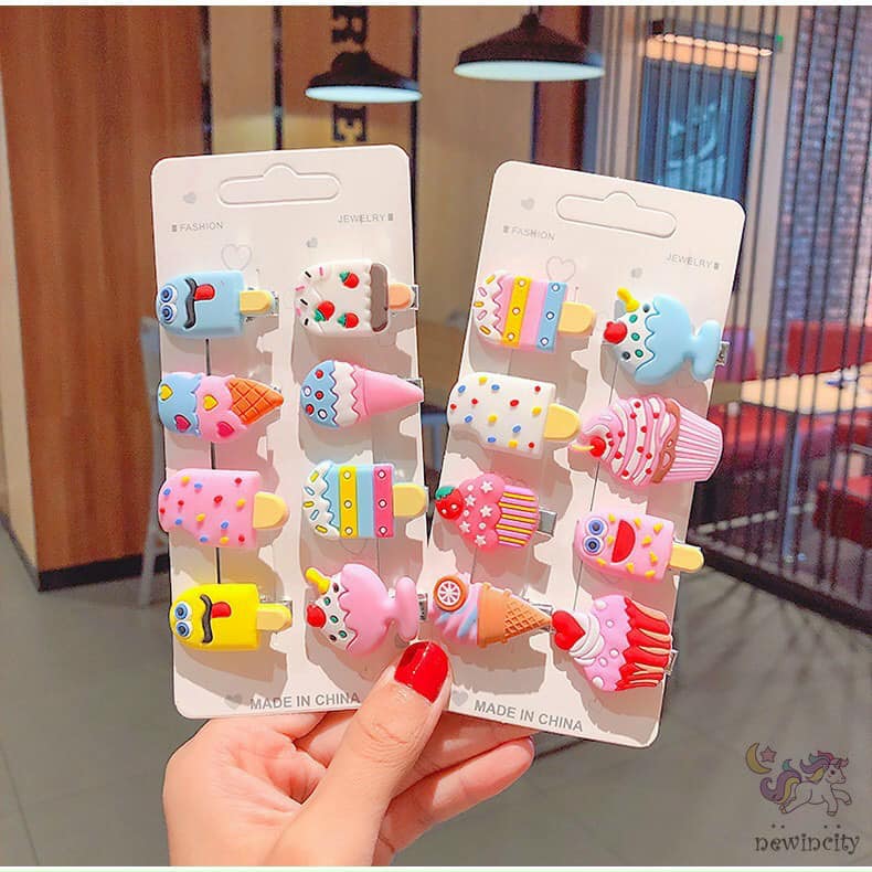 Set 10 kẹp tóc cho bé