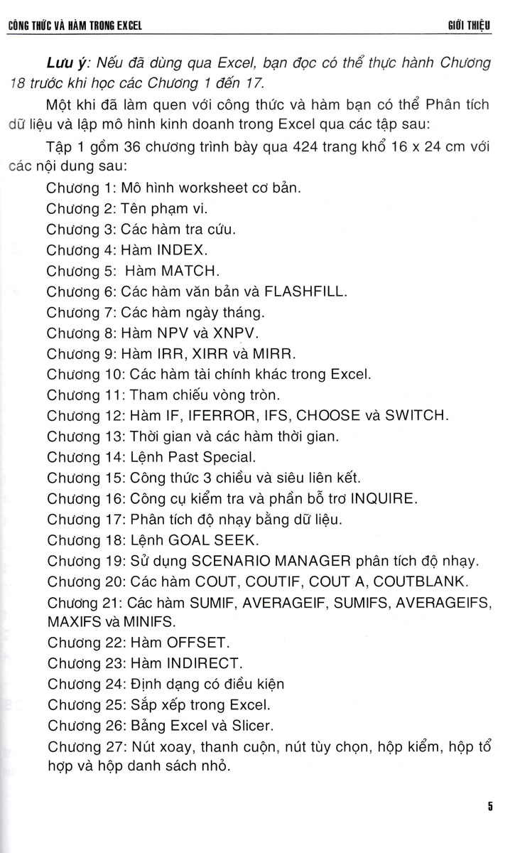 Sách - Công Thức Và Hàm Trong Excel (STK) - Newshop