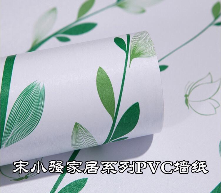[HCM]Cuộn 5M decal giấy dán tường (có sẵn keo) - dây cỏ xanh