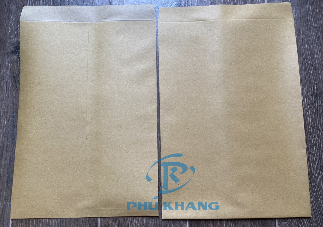 Bao thư Kraft A4 (25x35cm) [xấp 100 cái] - định lượng 150gsm