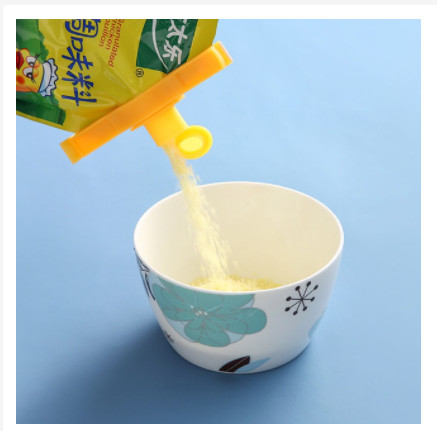 Dụng cụ kẹp miệng túi-Kẹp miệng túi có nắp đổ cực tiện lợi-Kẹp Miệng Túi Bảo Quản Thực Phẩm Tiện Lợi -Kẹp bịt kín miệng túi