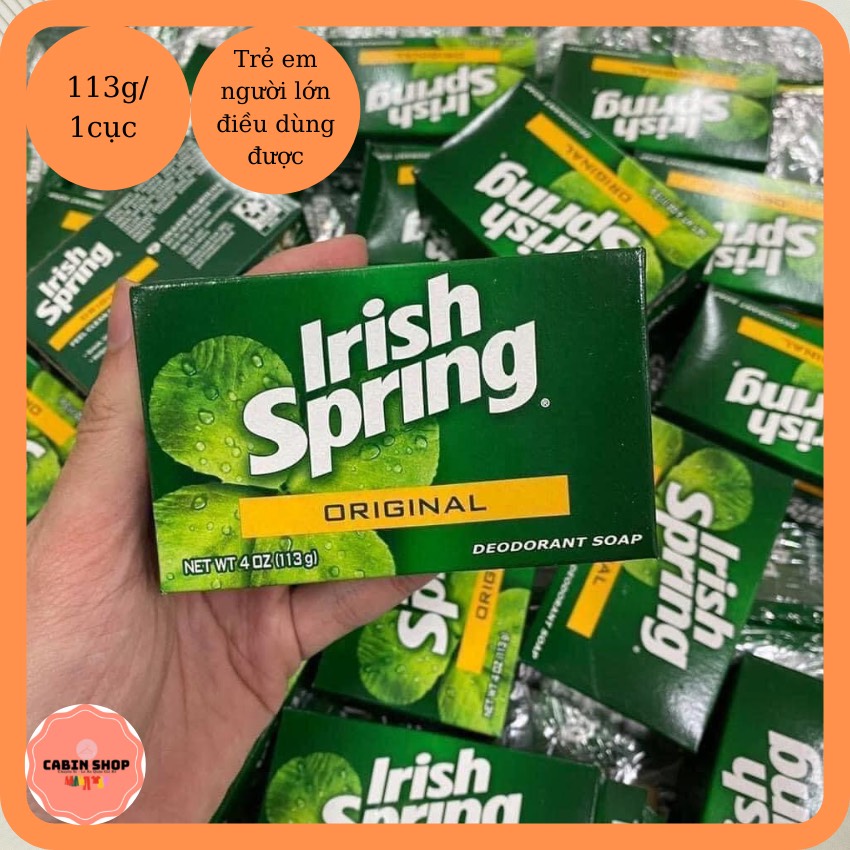 XÀ BÔNG CỤC IRISH SPRING ORGINAL(Xuất xứ: Mỹ