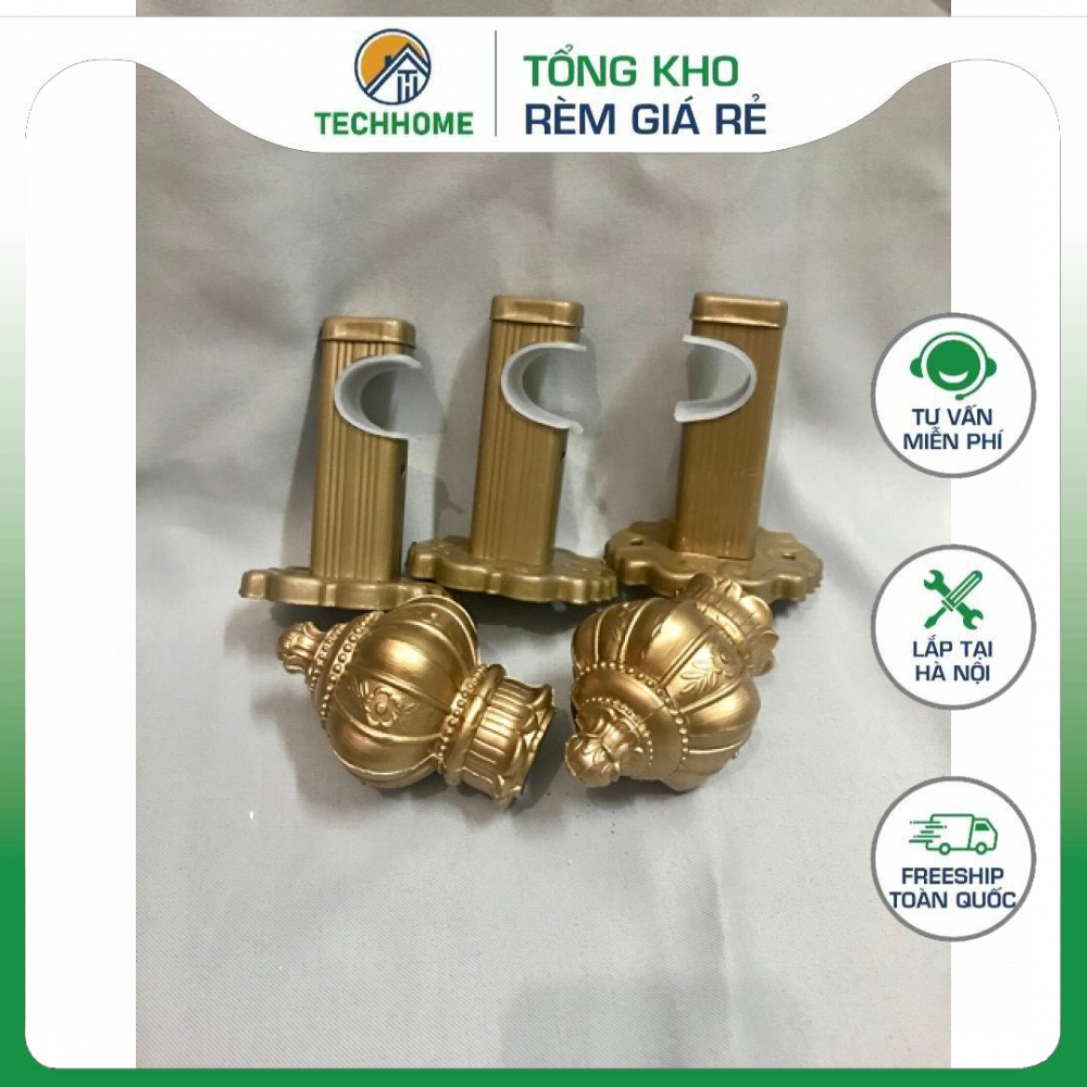 Trụ đỡ thanh treo rèm, giá đỡ thanh treo rèm gắn tường chịu lực tốt ...