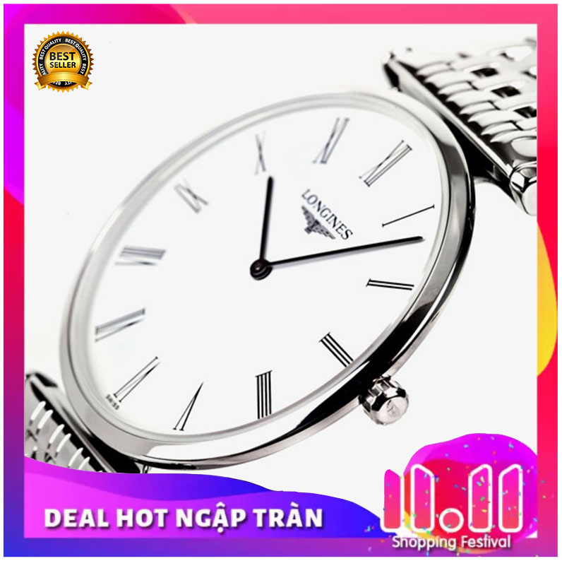 { RẺ VÔ ĐỐI }{ BẢO TÍN ĐỒNG HỒ SHOP SỊN LAZADA } ĐỒNG HỒ  L312 JAPAN NAM TRẮNG LA MÃ CHỐNG SOCK SIÊU BỀN 2 Màu lựa chọn Trắng và Vàng Gold