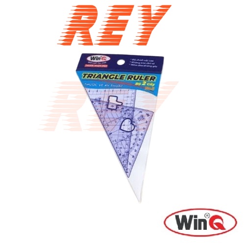Bộ 2 thước Eke vẽ kỹ thuật WinQ  - No.5