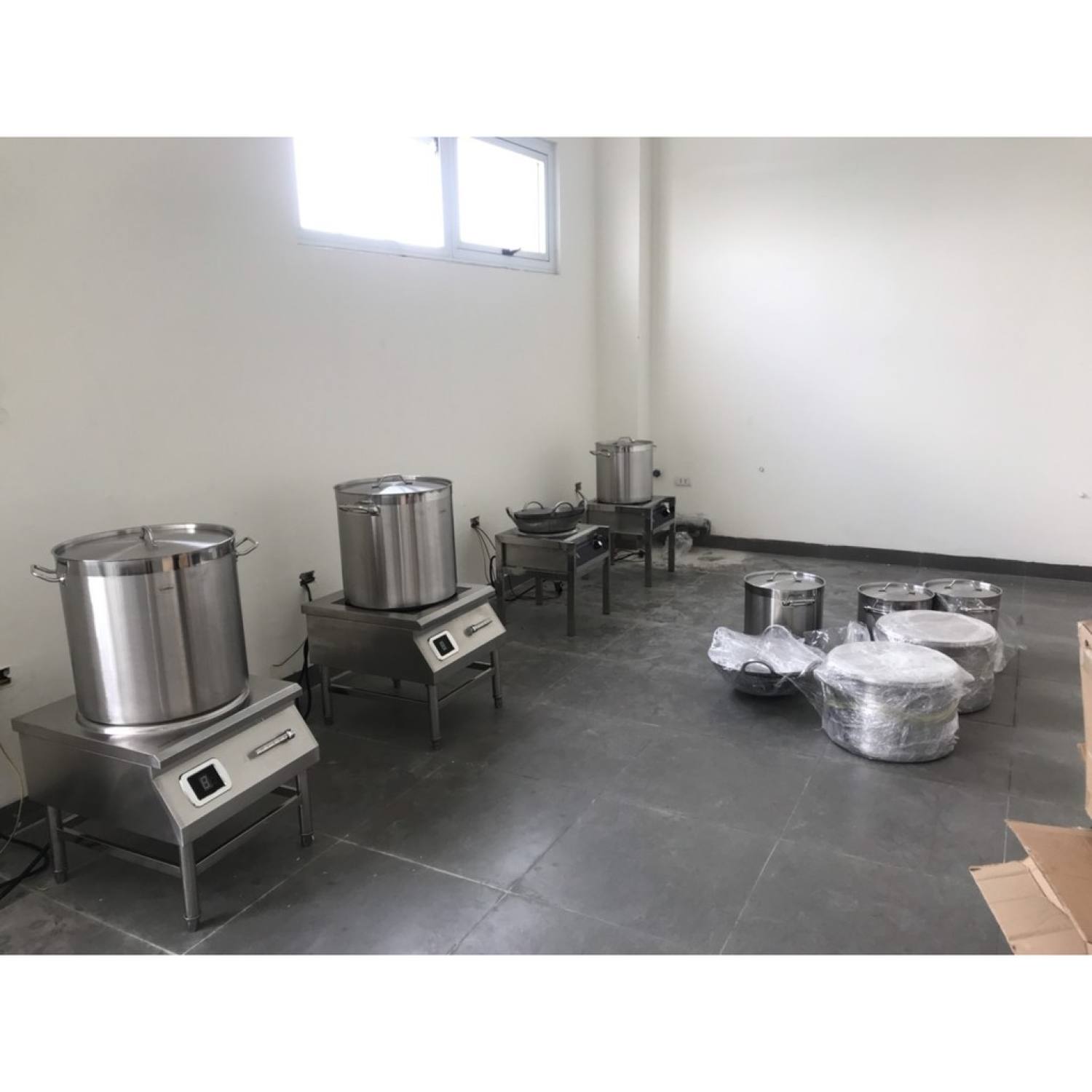Bếp từ Công nghiệp 8 kw điện 3 pha mặt phẳng