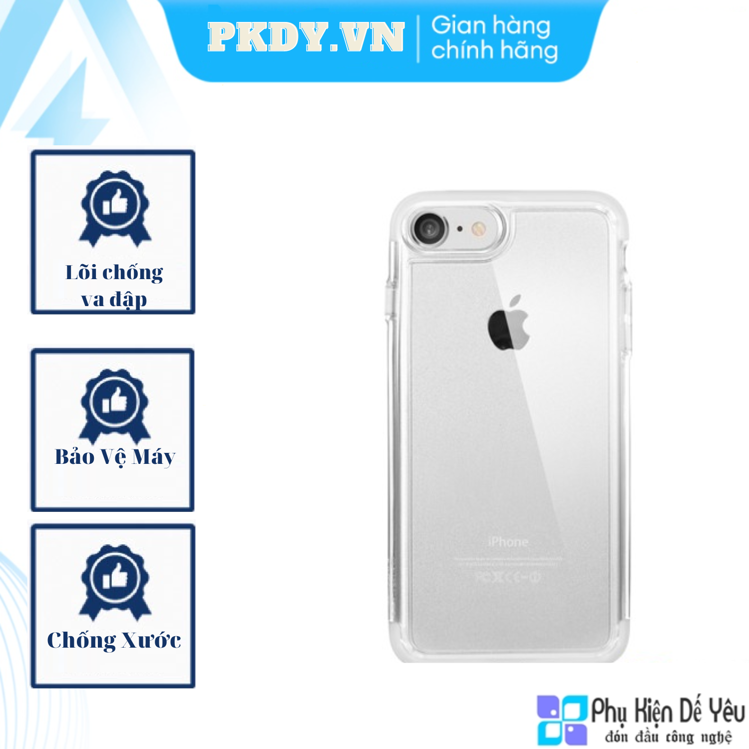 Ốp trong suốt anker slimshell cho iphone 7 plus/ 8 plus