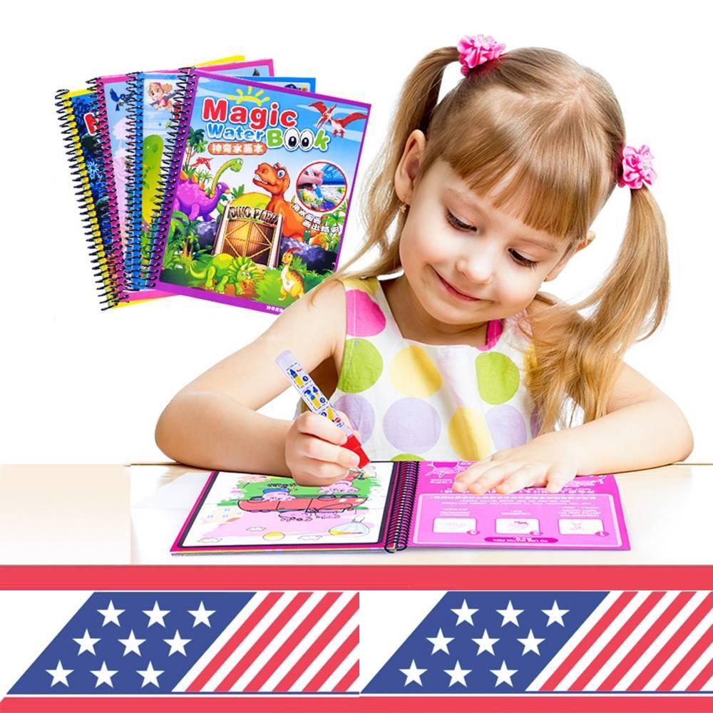 Sách tô màu ma thuật (sản phẩm sử dụng được nhiều lần)