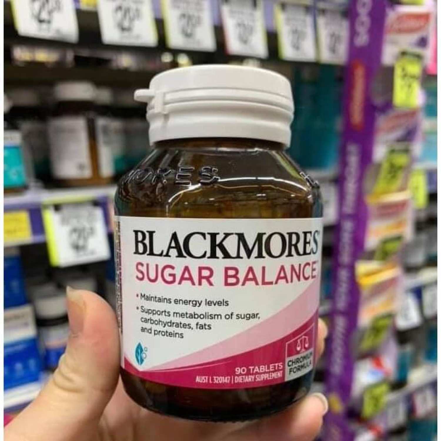 Blackmores Sugar Balance 90v viên cân bằng đường huyết dành cho người tiểu