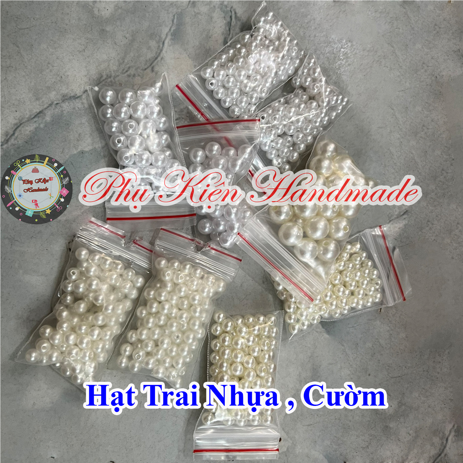 Hạt trai nhựa , cườm