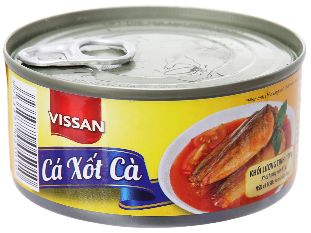 Cá xốt cà vissan hộp 170g date 2027