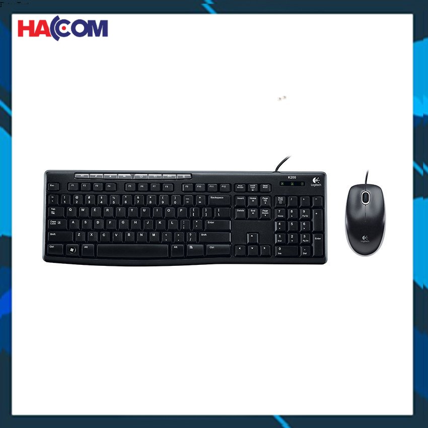 Bộ Bàn phím chuột Logitech MK200 Bàn phím tích hợp nút Multimedia tiện lợi