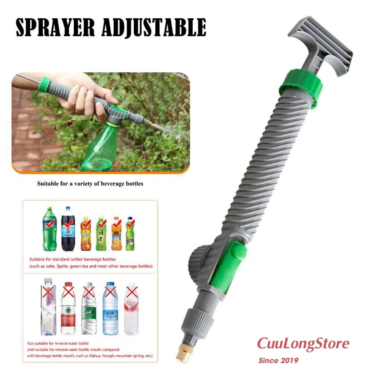Bình bơm tưới cây mini đa năng cầm tay phun xịt 2 chế độ nước nhỏ gọn tiện lợi mang theo