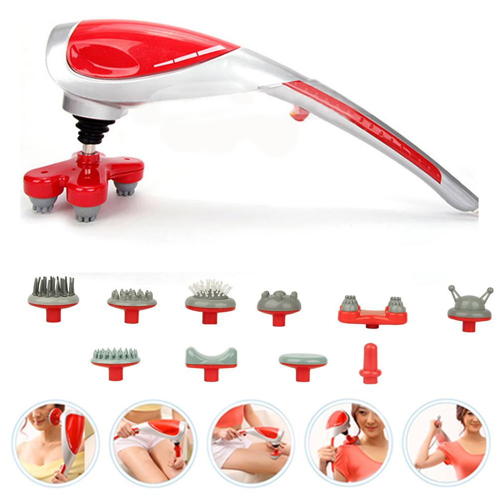 [HCM]Máy massage toàn thân cầm tay 10 đầu đa năng S1010