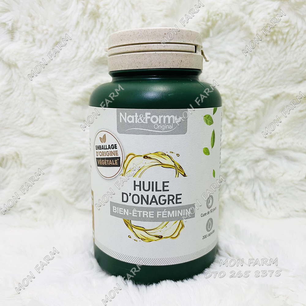 Tinh Dầu Hoa Anh Thảo Nat & Form 200 Viên