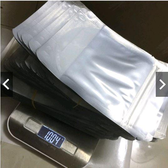 1kg túi zip bạc kích thước 15x22 (đựng được 100-250g khô gà)