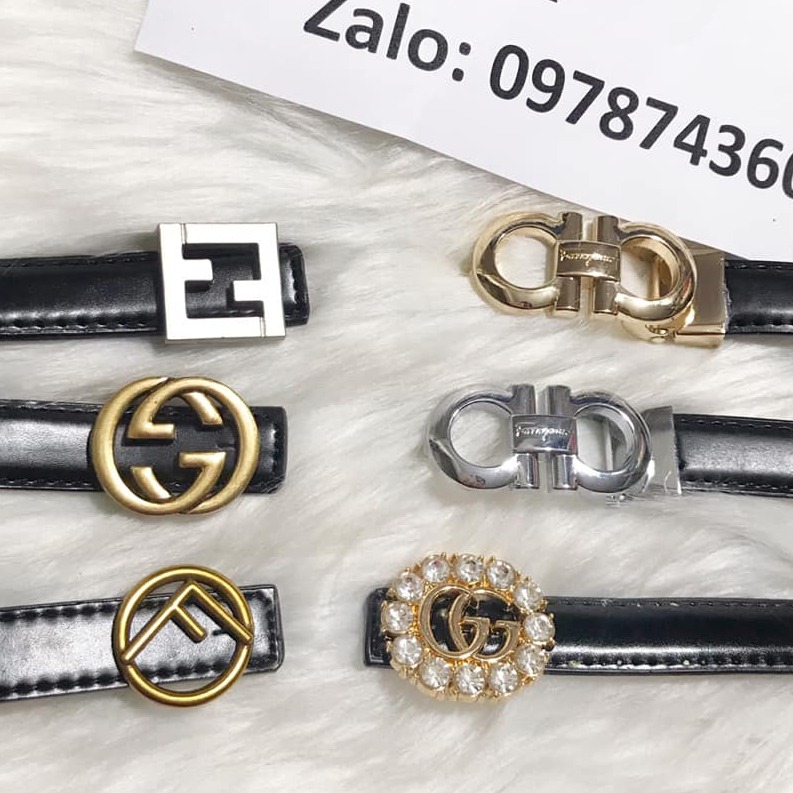 Thắt lưng nữ 2cm xinh xắn