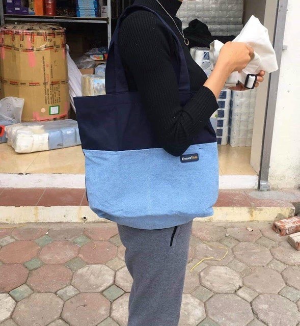 [HCM]Túi xách ensure vải kaki 40x40