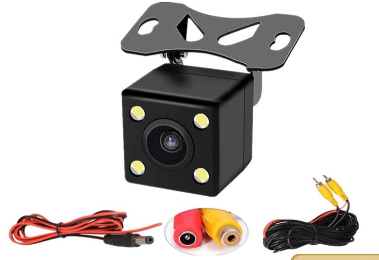 Combo Màn Hình 7 inch + Camera Lùi 4 mắt led Vuông 12V ( giá 1 bộ màn hinh + camera lùi )