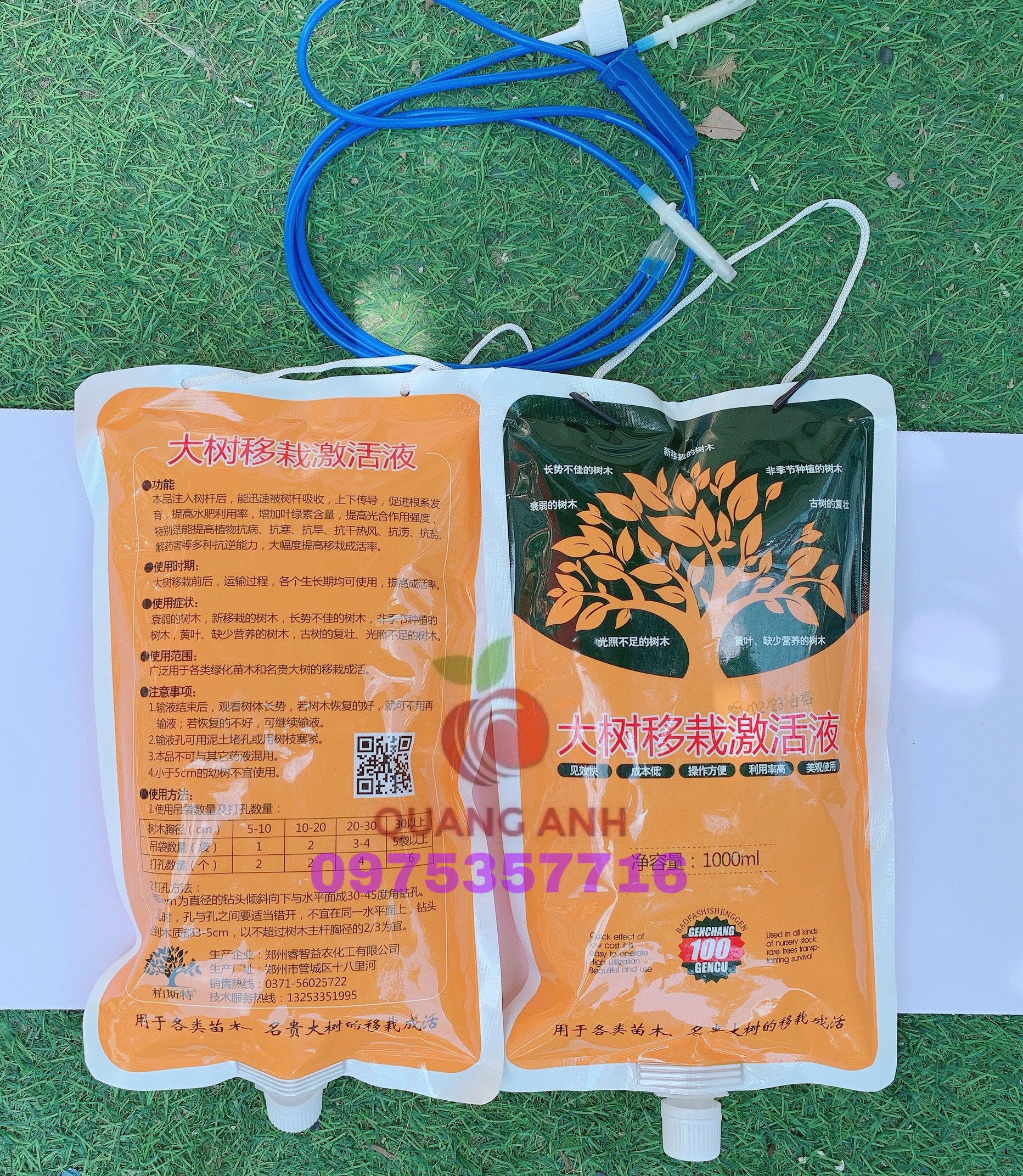 Dịch truyền - dinh dưỡng trên cho cây - dịch truyền cây công trình