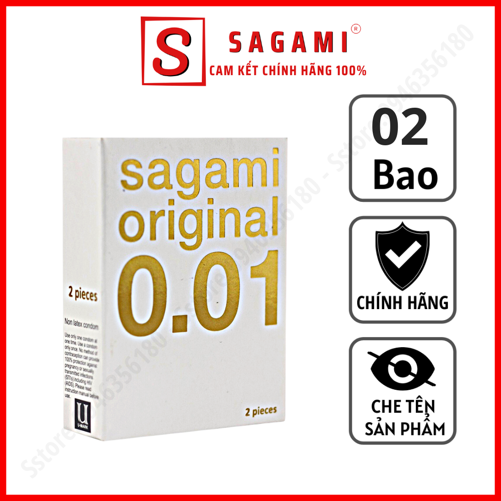 Bao Cao Su Sagami Original 001 BCS Mỏng Nhất Thế Giới, Siêu Dai