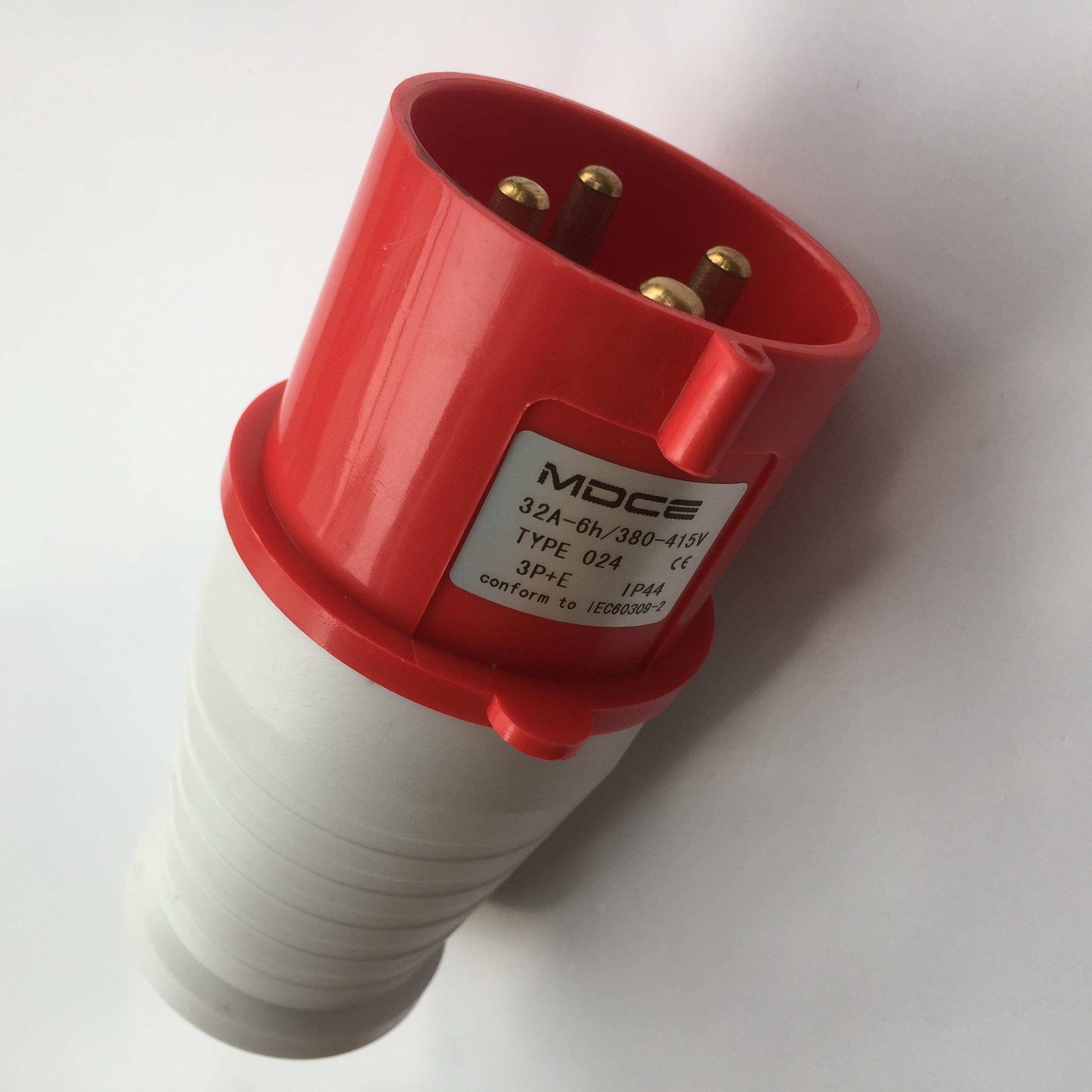 Phích cắm công nghiệp 4 chấu 32A