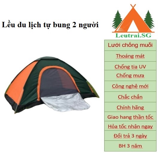 Lều 3 người tự bung sau 2 giây