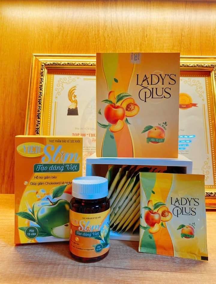 trà giảm cân lady plus tặng hộp dextoc [ cam kết vị ngon dễ uống ]