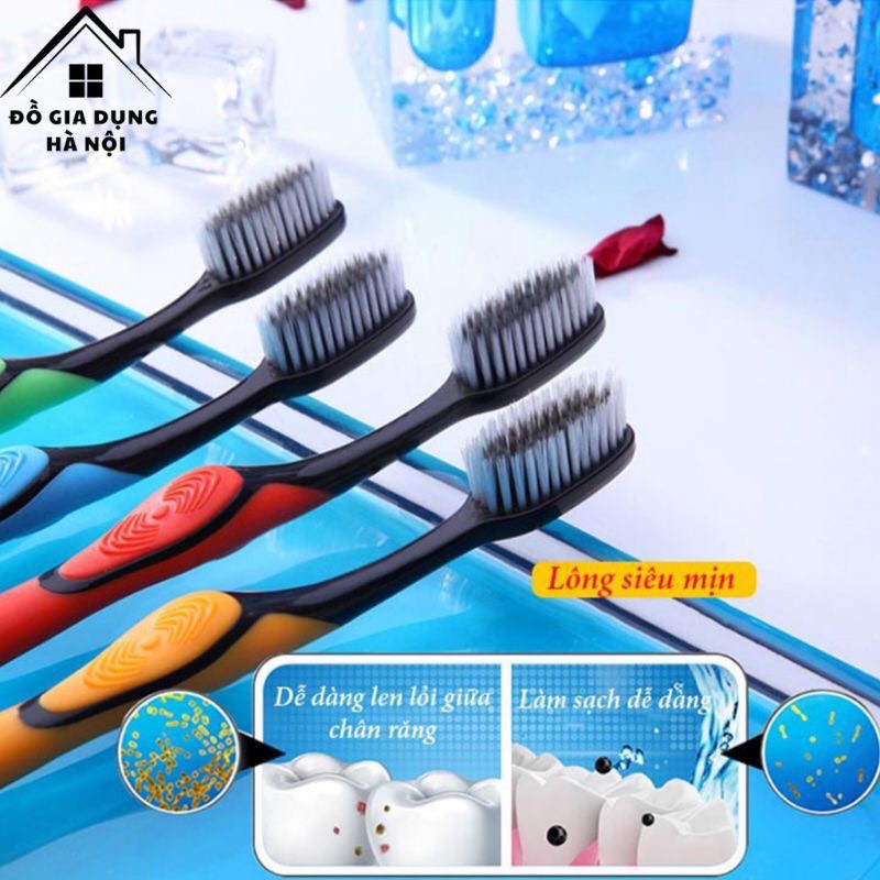 COMBO 10 bàn chải đánh răng than tre hàn quốc
