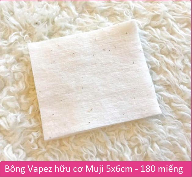 Set Bông Cotton Muji Nhật Tinh Khiết
