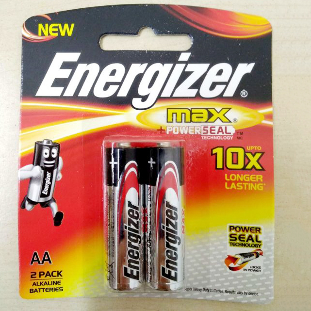 1 vỉ pin AA Energizer Alkaline chính hãng (1 vỉ 2 viên)