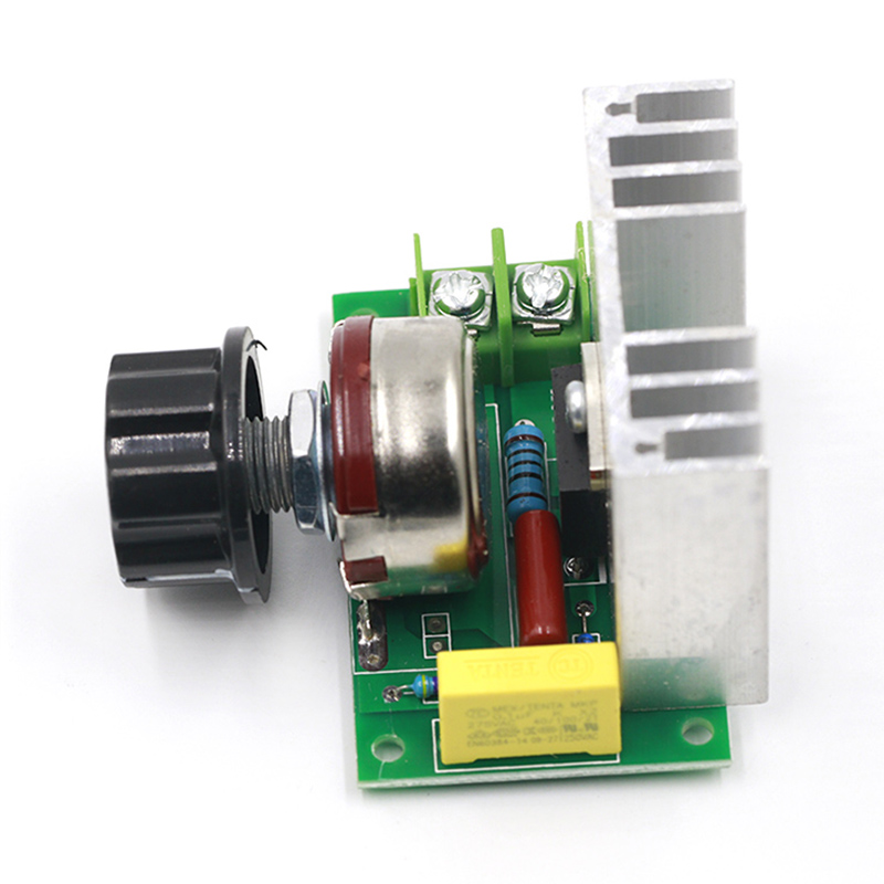 Bộ Điều Chỉnh Điện Áp SCR 4000W Bảng Điều Khiển Điều Khiển Tốc Độ Mô-đun Công Suất Cao Điều Chỉnh Độ Sáng Tải Điện Trở AC 220V