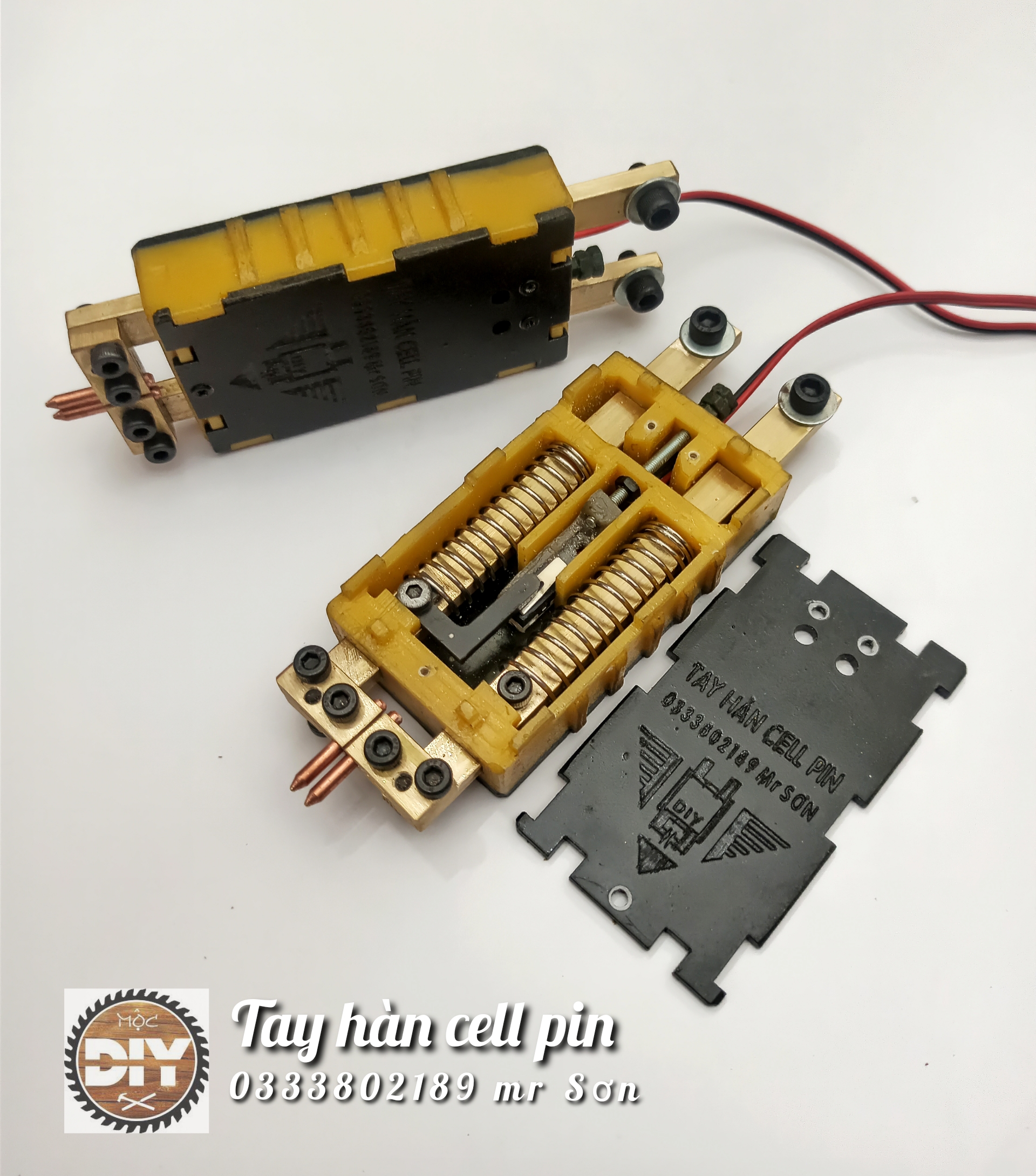 Battery Cell Welding Hand Tool with Force Scale [Moc DIY]