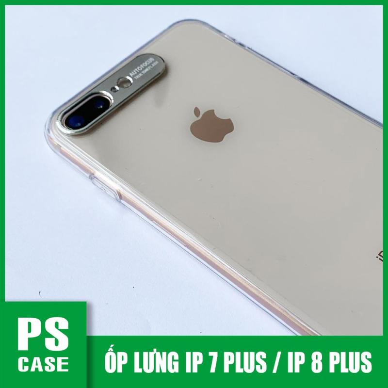 Giá Ốp lưng dẻo trong iPhone 7 PLUS / iPhone 8 Plus - IP 7 PLUS / IP 8 PLUS - Ốp lưng bảo vệ camera Auto focus