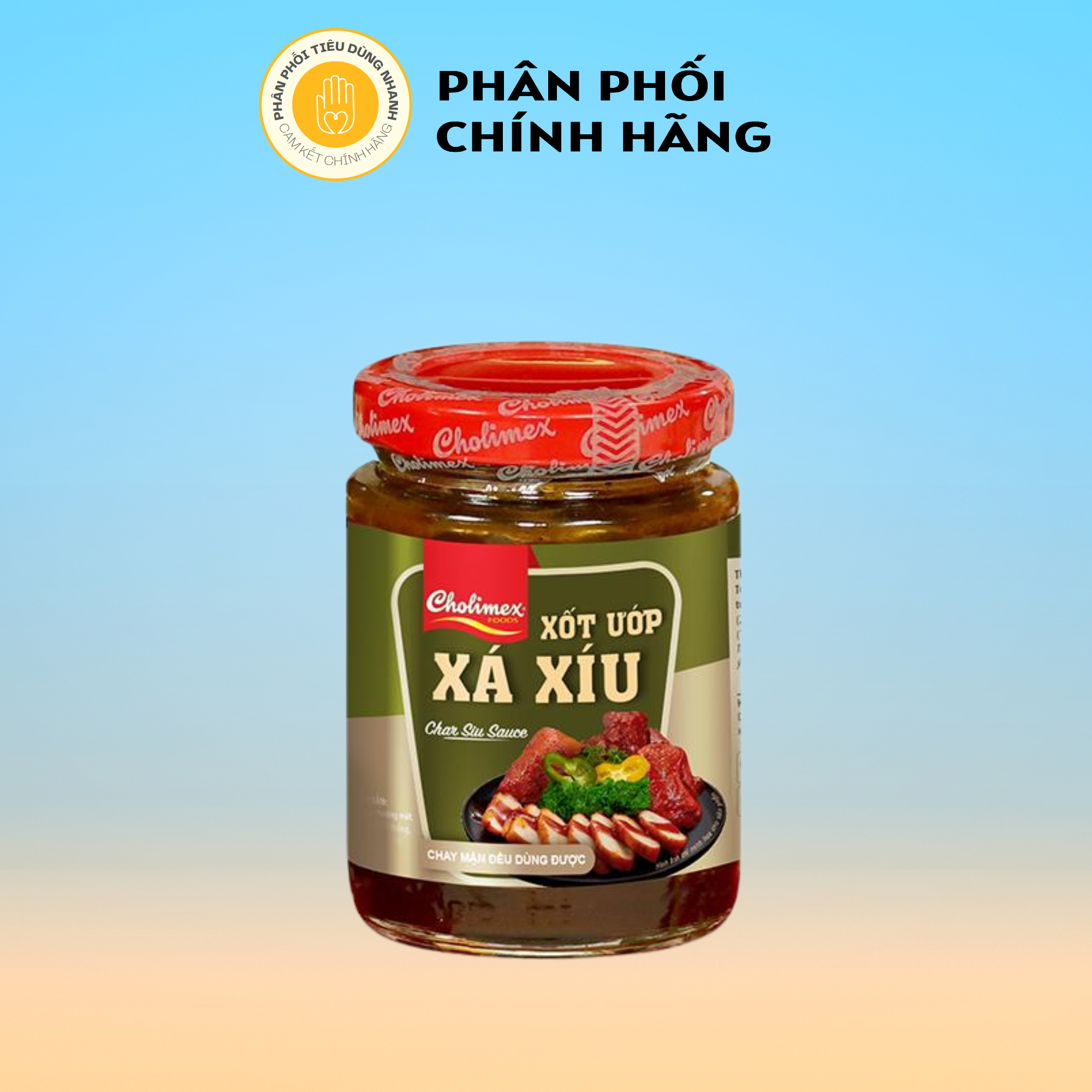 Xốt ướp xá xíu cholimex hủ thủy tinh 200g