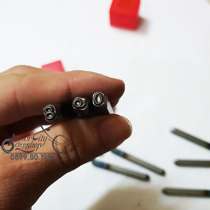 Bộ Đục Đóng Cả Chữ Và Số 4mm Đóng Số Khung Số Máy.