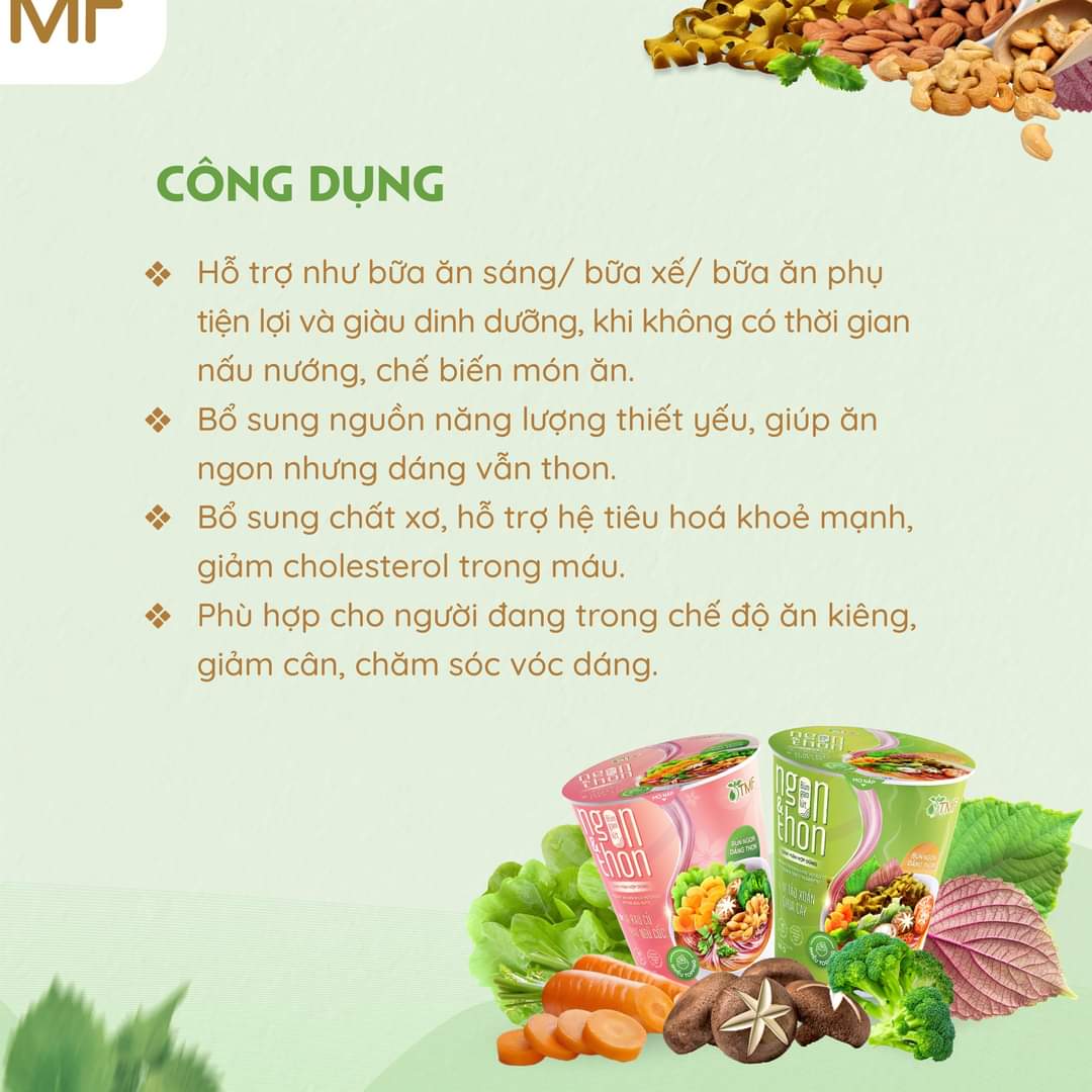 Bún Gạo Lứt Vị Rau Củ Hạt Ngũ Cốc