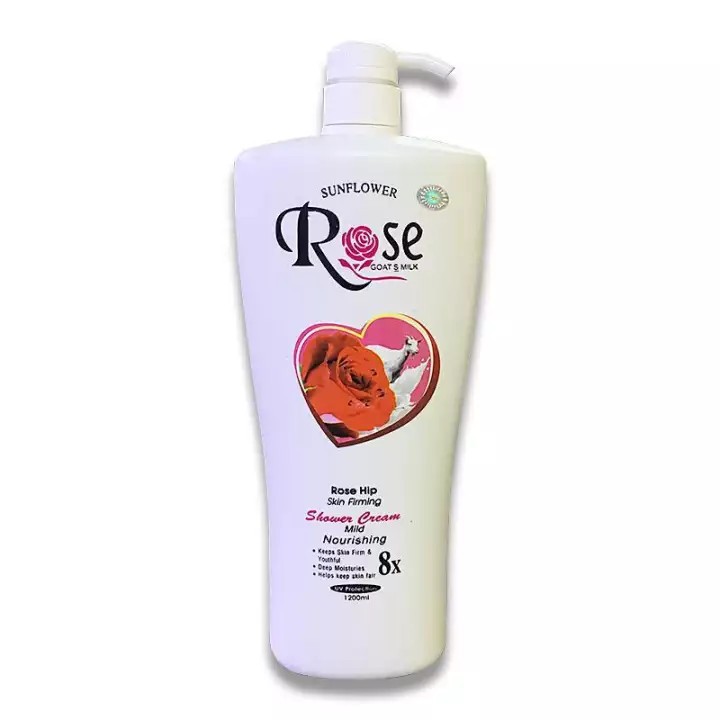 Sữa tắm rose 8x hương hoa hồng 1200ml