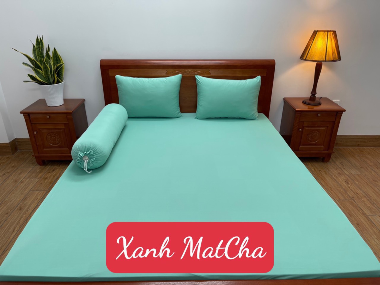 Bộ ga thun lạnh Hàn Quốc cao cấp (1 ga + 3 vỏ gối ) mịn thoáng mát (1m8 x 2m)