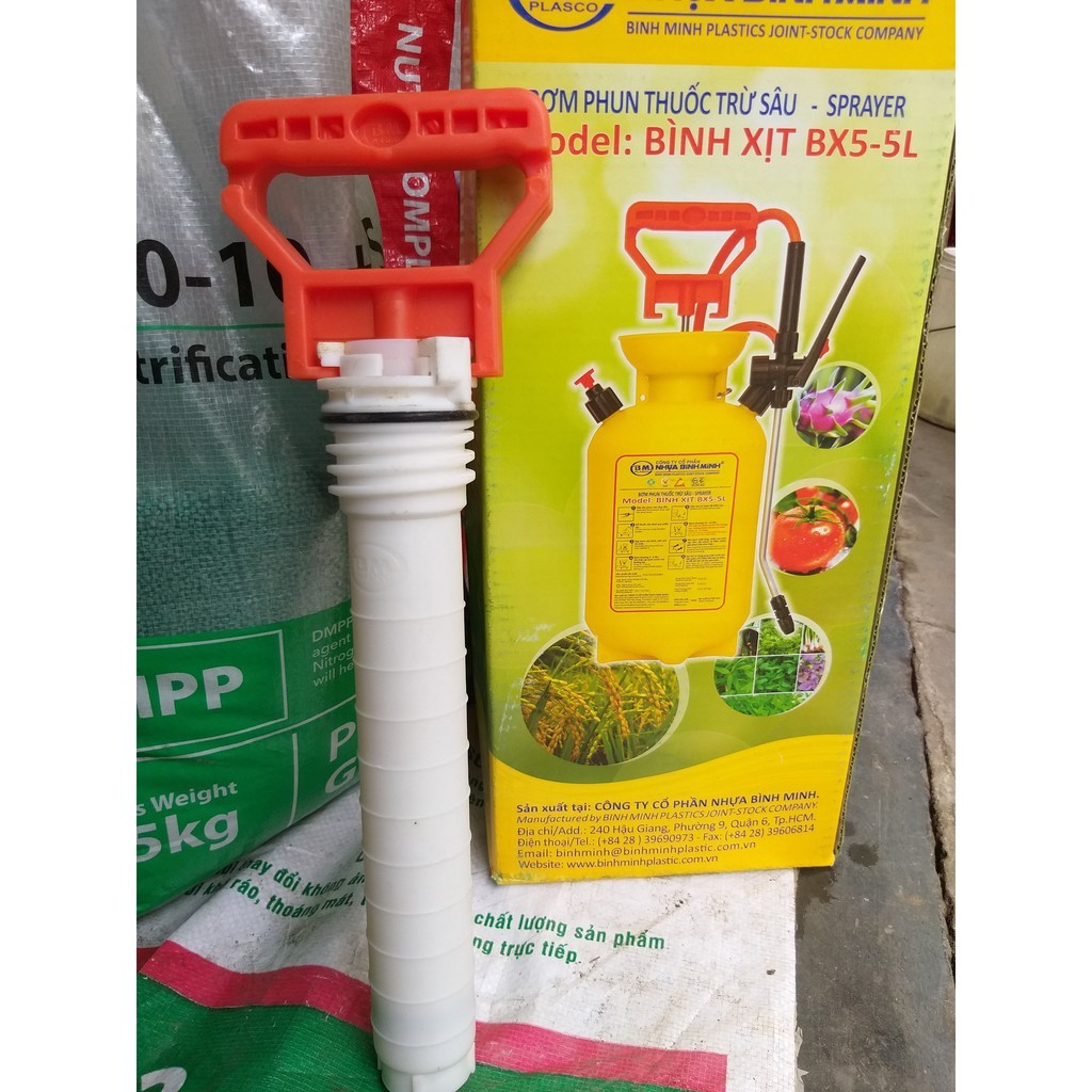 Ống bơm bình xịt bình minh cho bình 5 lít, 10 lít, bình phun tưới cây