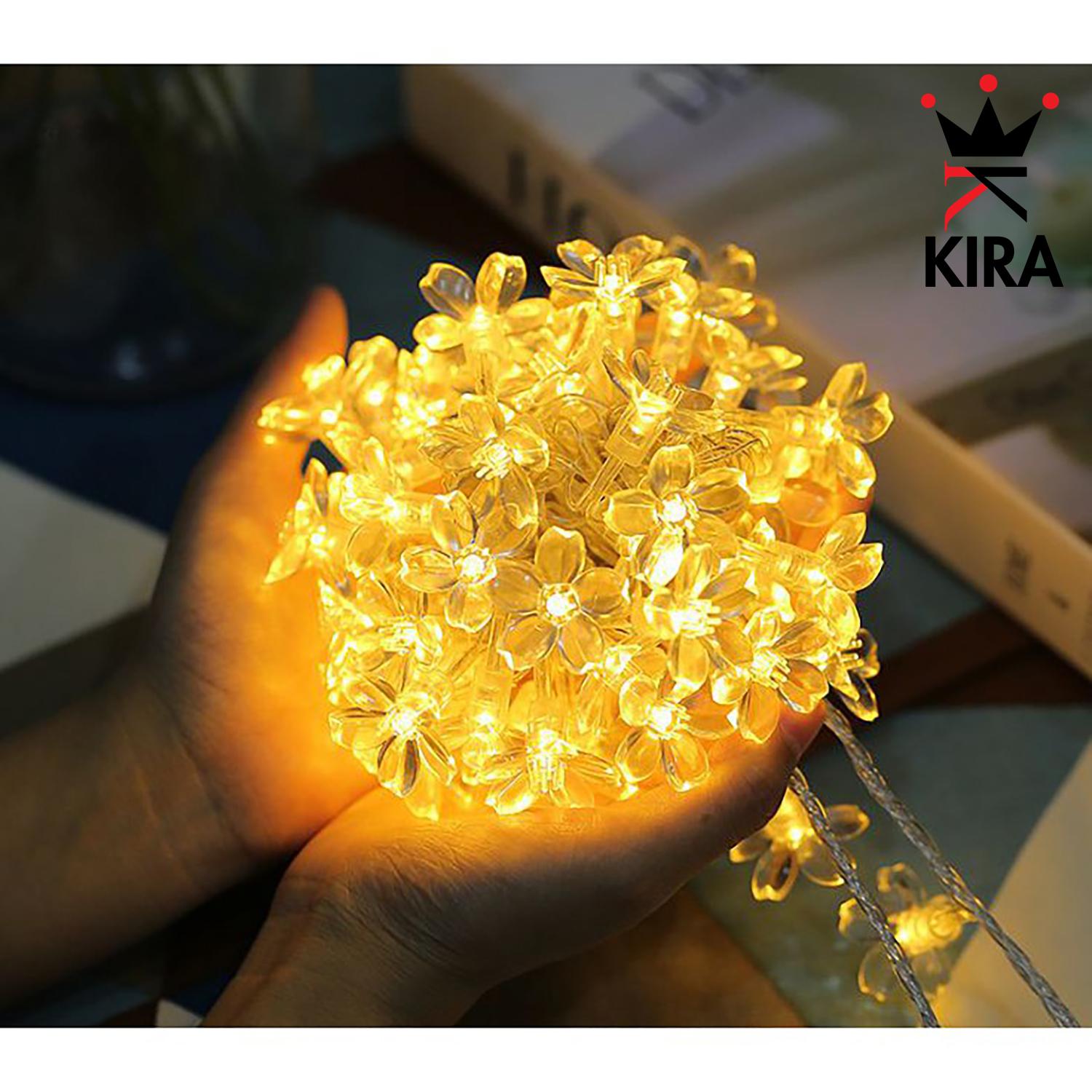 Dây Đèn LED Trang Trí Hình HOA LÊ Dùng PIN AA - Pear Flower