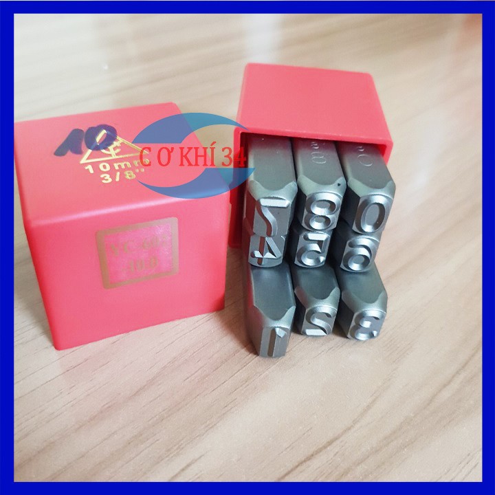 Bộ đóng số đục số 8mm - Xuôi