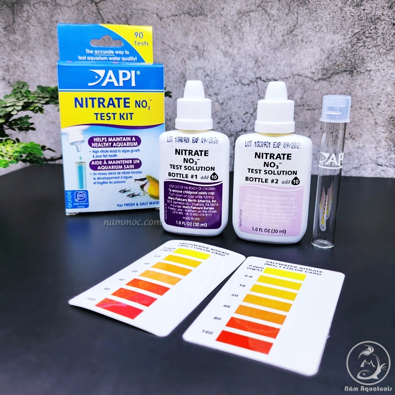 API - Nitrate (NO3) Test Kit | Bộ Test Nitrat NO3 Cho Hồ Cá Nước Mặn và Nước Ngọt