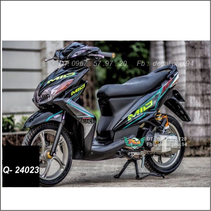 Tem rời Luvias Mio xanh đen xe đen (X)|Mẫu mã đa dạng|Chi tiết sắc nét|Nhận làm Tem rời theo yêu cầu, chất lượng đảm bảo, cảm kết hàng nhận được đúng với mô tả