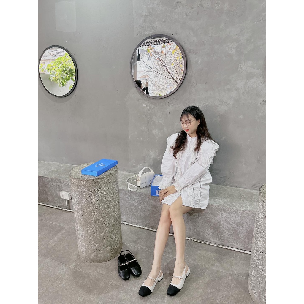 Sục búp bê C.N.K đế bệt gót 2cm