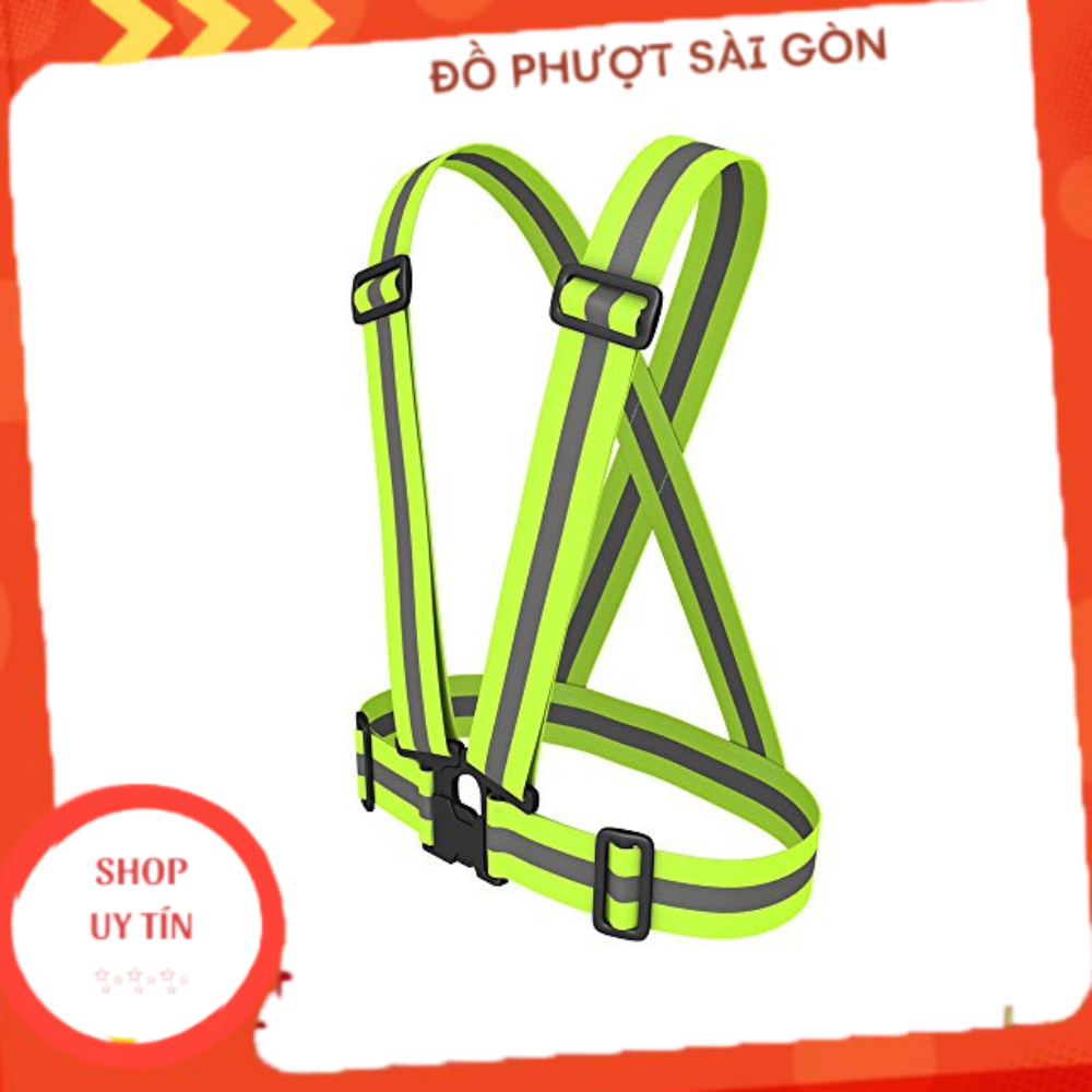 Dây Phản Quang Vải Thun Co Dãn Tốt, Áo Phản Quang Co Dãn