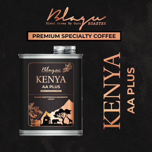 [Premium] Cà Phê Blagu Hạt Đã Rang Kenya AA Plus - Light Medium - 250g