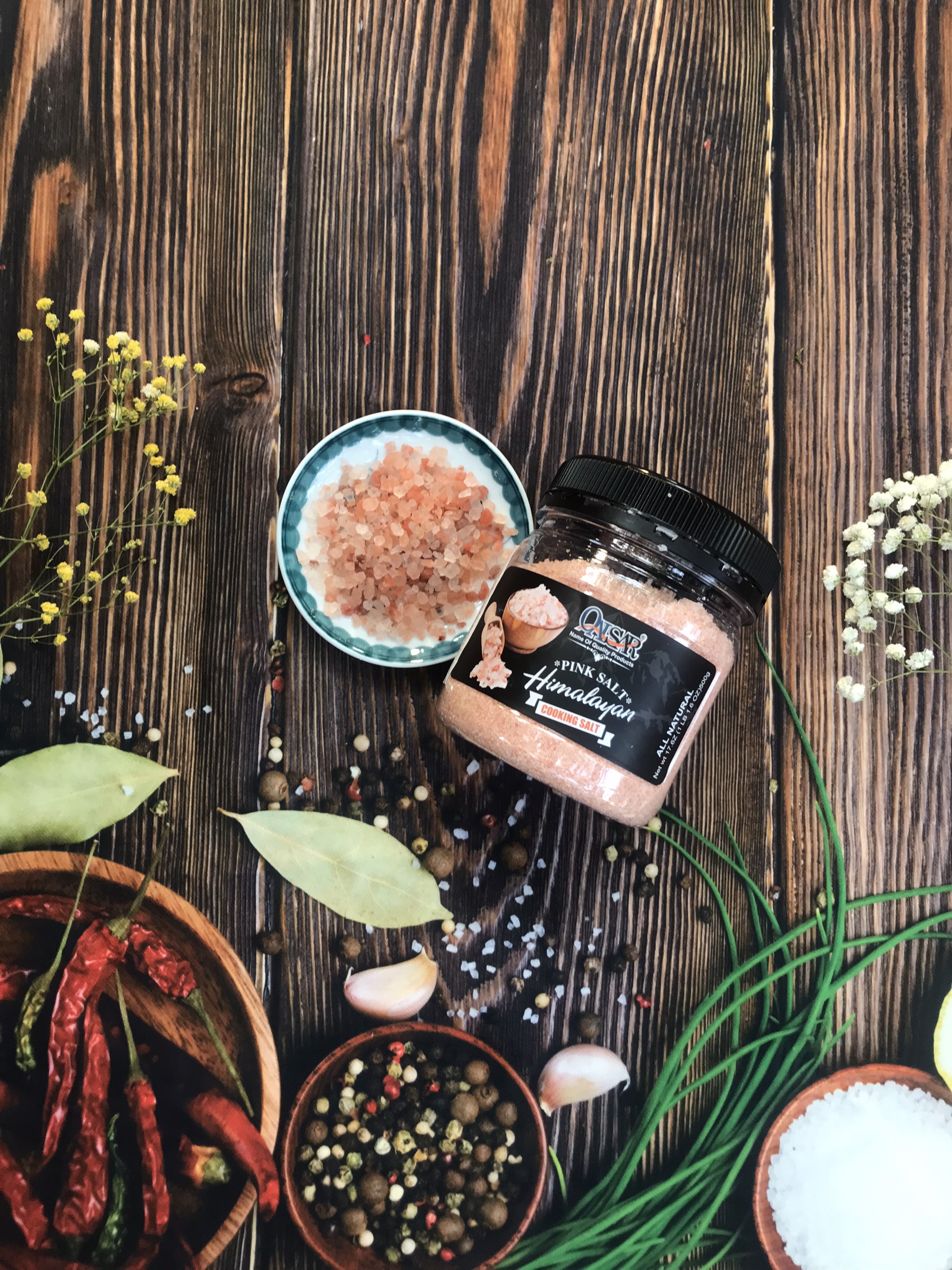 Muối Hồng Himalaya Qaisar 2 hộp