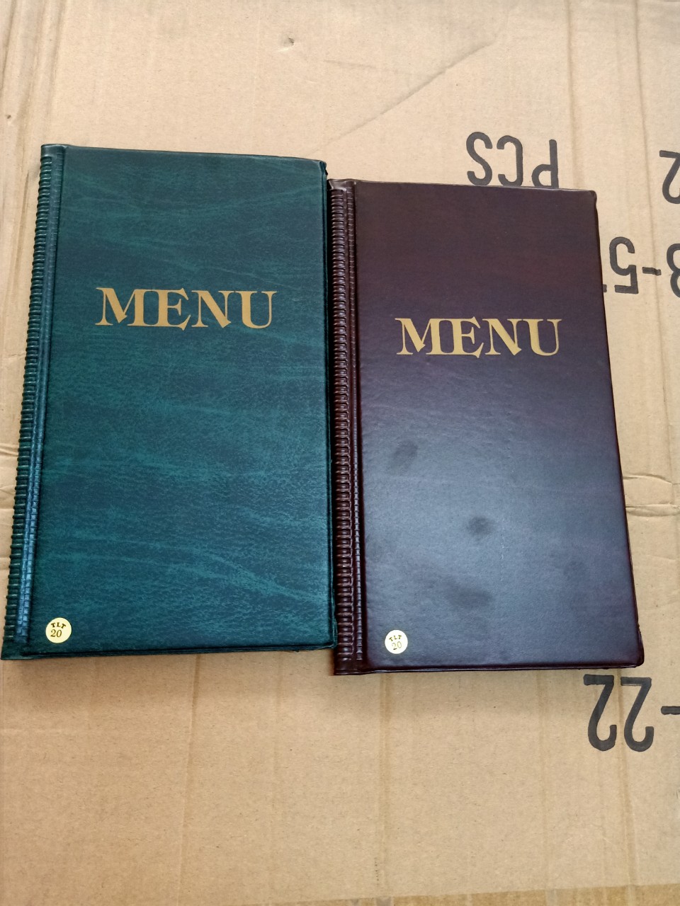 Bìa Menu 10 và 20 lá dùng cho nhà hàng