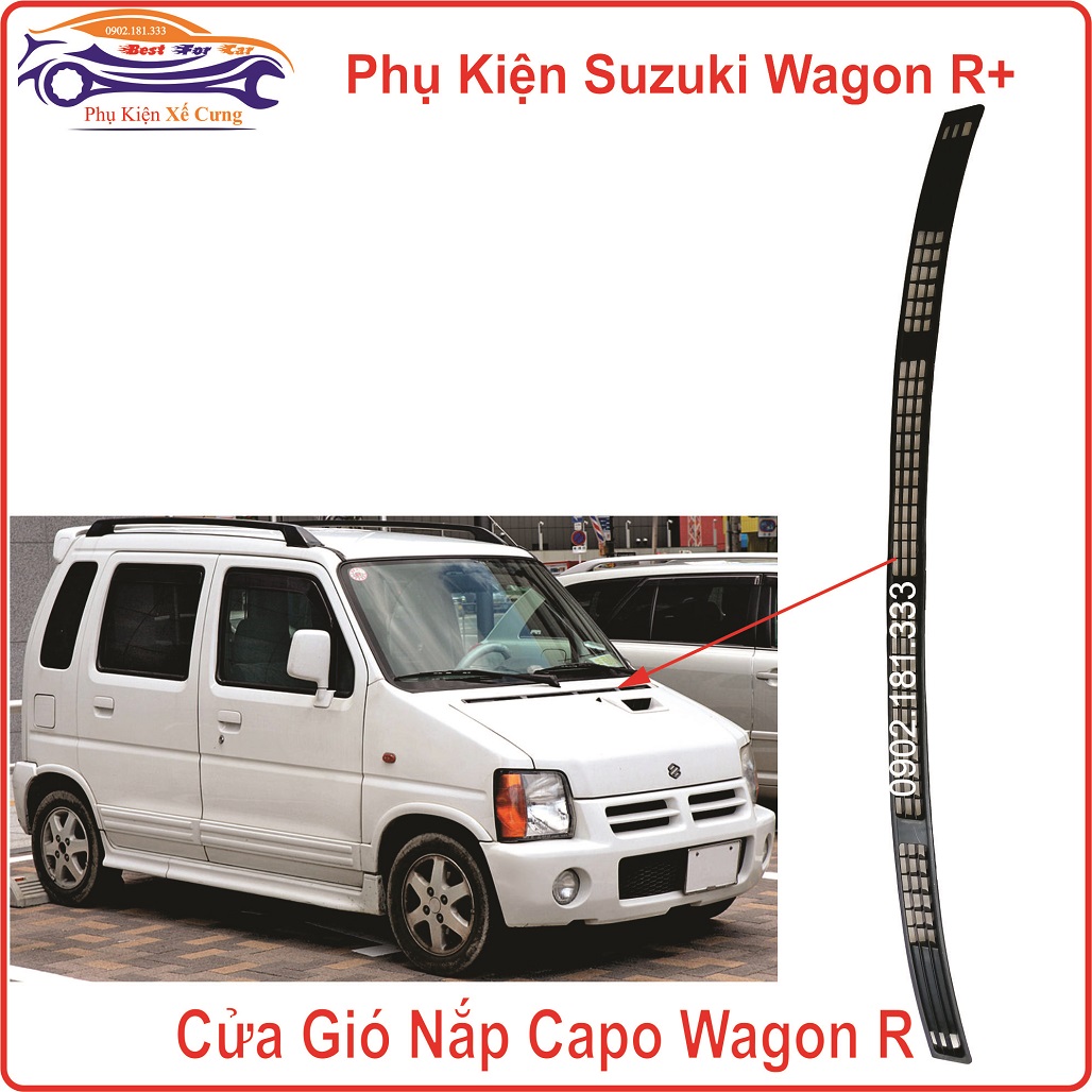 Cửa Gió Nắp Capo Suzuki Wagon R+